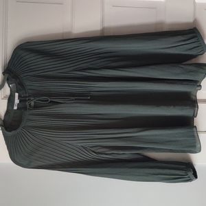 NWOT DR2 Green long sleeve women blouse XL